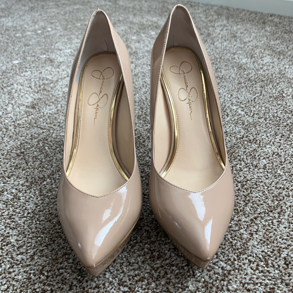 Jessica Simpson “Venisse” Patent Nude Heel